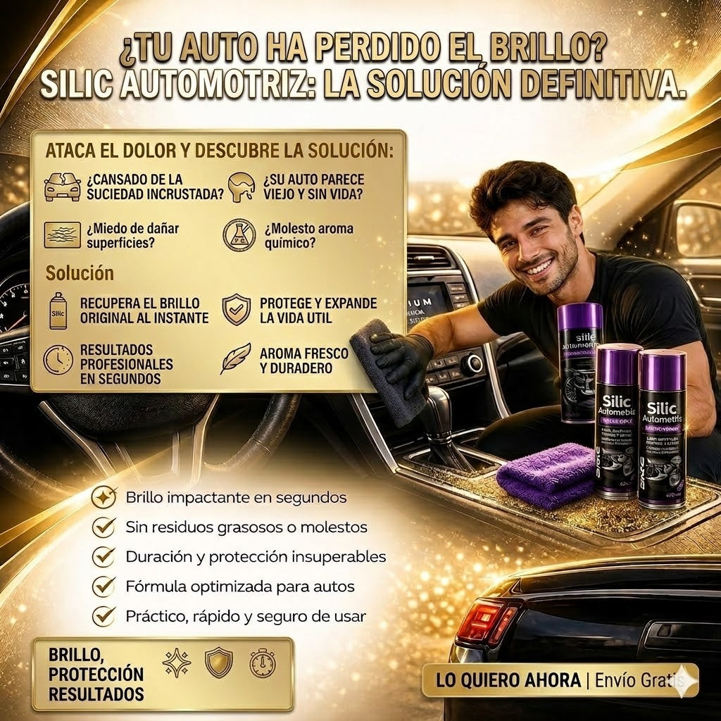 SILIC AUTOMOTRIZ PRO – ACABADO DE LUJO PARA TU VEHÍCULO ✨