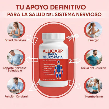 ALLICARP PREMIUM – TRATAMIENTO AVANZADO PARA LA NEUROPATIA  100% EFECTIVO🧠⚡