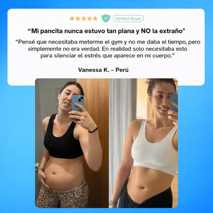 FEEL GOOD™: TU RITUAL DIARIO PARA LA PANZA POR ESTRÉS.