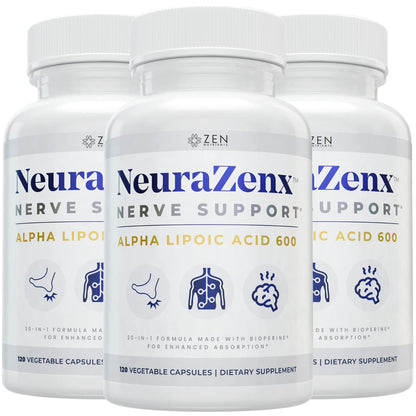 🧠 NEURAZENX PREMIUM ALIVIO  PARA EL DOLOR  NEUROPATICO 100% EFECTIVO