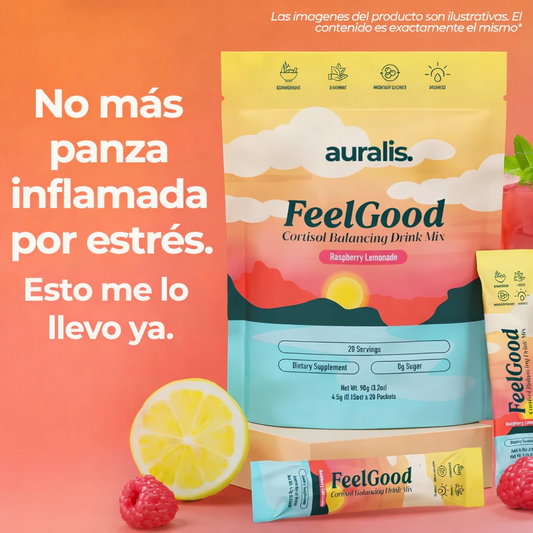 FEEL GOOD™: TU RITUAL DIARIO PARA LA PANZA POR ESTRÉS.