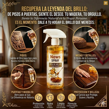 ✨SPRAY ABRILLANTADOR DE CERA DE ABEJA PREMIUM✨