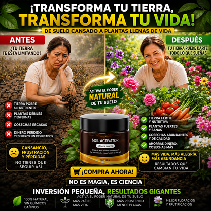 💥ACTIVADOR DE SUELO, FERTILIZANTE PROFESIONAL