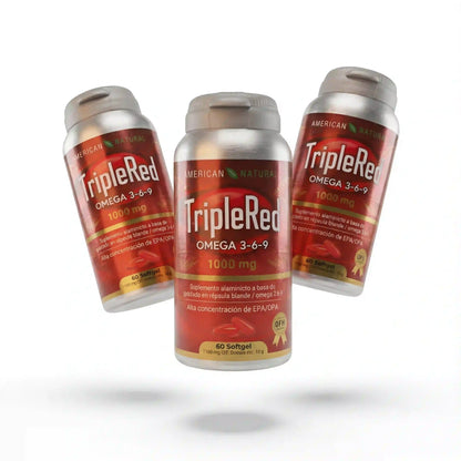 TRIPLE RED OMEGA 3-6-9 ❤️🔥PROTEGE TU CORAZÓN, TU CEREBRO Y TU BIENESTAR