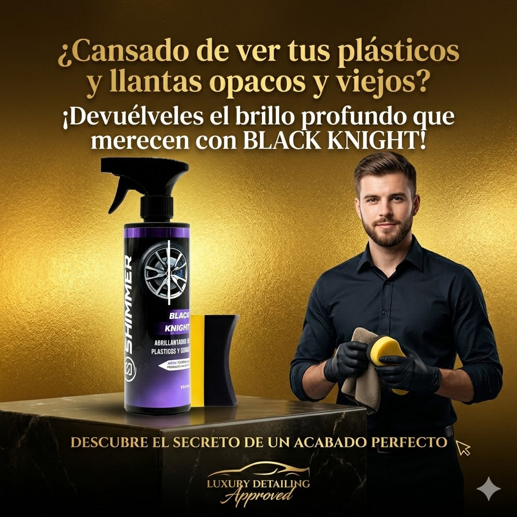 ACABADO DE LUJO- ABRILLANTADOR DE PLÁSTICOS Y GOMAS PREMIUM