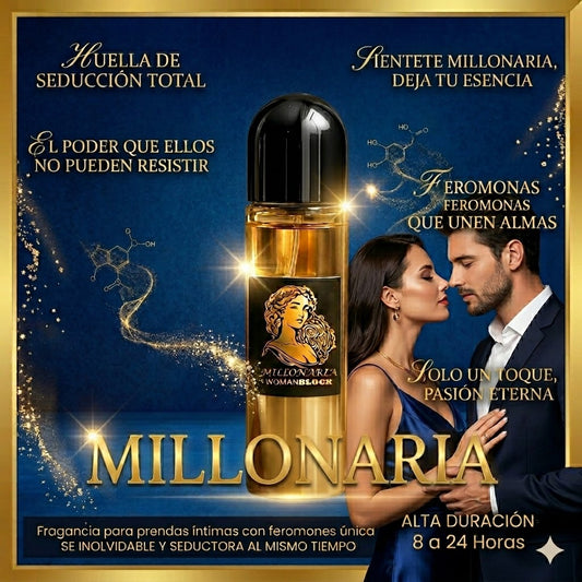 👑MILLONARIA WOMAN BLOCK – FRAGANCIA ÍNTIMA FEMENINA QUE PROVOCA