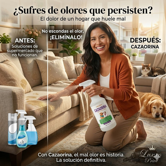 CAZAORINA PREMIUM™ – TECNOLOGÍA AVANZADA CONTRA OLORES DE ORINA