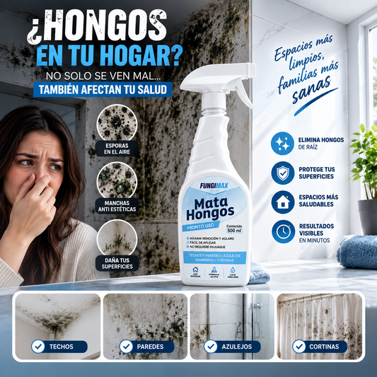 🤩MATA HONGOS PREMIUM™ — REMOVEDOR DE MOHO + PROTECCIÓN PARA TU HOGAR